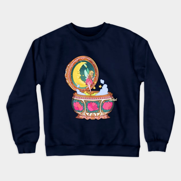 Fairy Music Box Crewneck Sweatshirt by paintdust